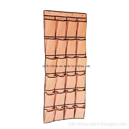 24 Pockets Overdoor Hanging Storage Shoes Organizer (TN-BGH1415)